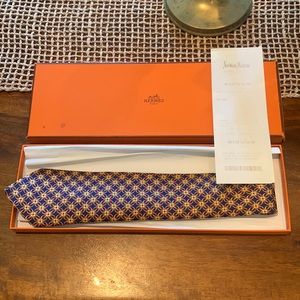 Brand new in box HERMES silk tie